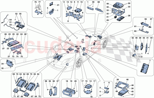 Part Diagram for Ferrari 330820