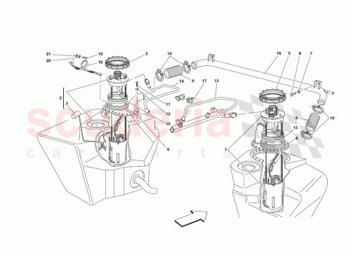Part Diagram for Ferrari 183103