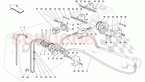 Part Diagram for Ferrari 115200