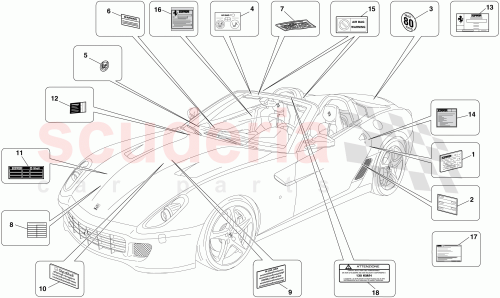 Part Diagram for Ferrari 277083