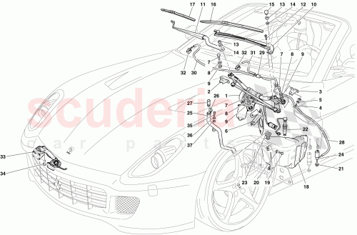 Part Diagram for Ferrari 15811887