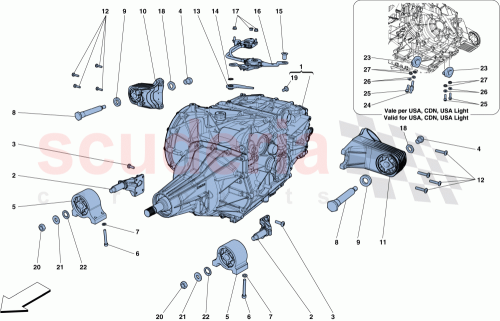 Part Diagram for Ferrari 12644924