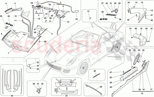 Part Diagram for Ferrari 69352011