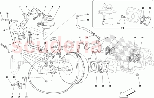 Part Diagram for Ferrari 194024