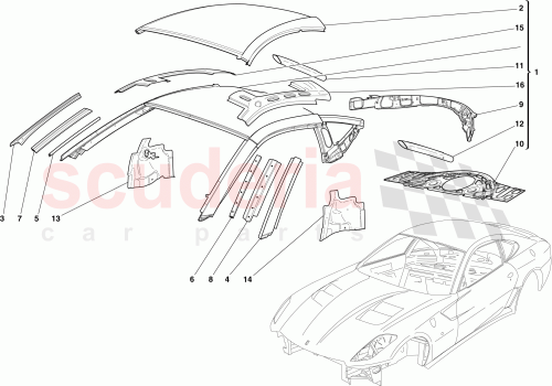 Part Diagram for Ferrari 82797011