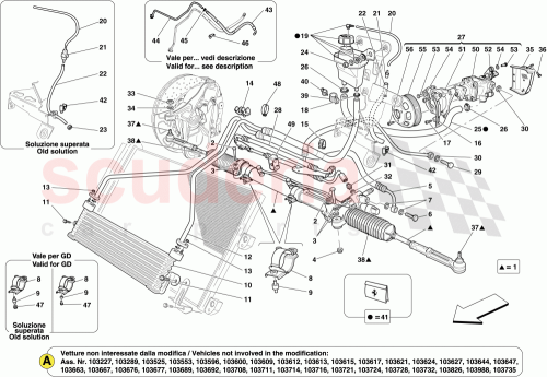 Part Diagram for Ferrari 222606