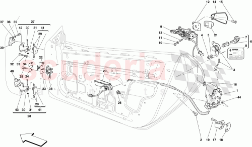 Part Diagram for Ferrari 67447300
