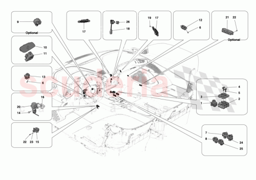 Part Diagram for Ferrari 000894154