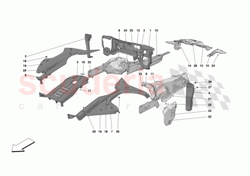 Part Diagram for Ferrari 55042334
