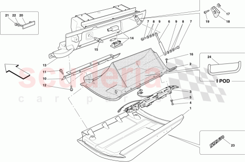 Part Diagram for Ferrari 83252100
