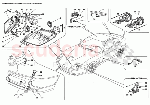 Part Diagram for Ferrari 672582