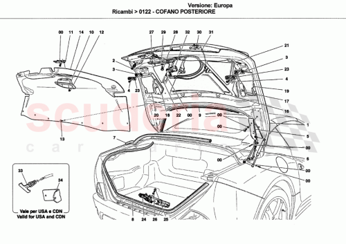 Part Diagram for Ferrari 820669