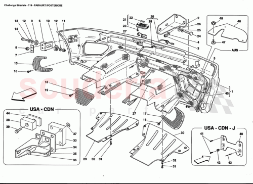 Part Diagram for Ferrari 67361500