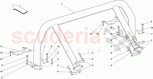 Part Diagram for Ferrari 69253600