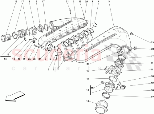 Part Diagram for Ferrari 263800
