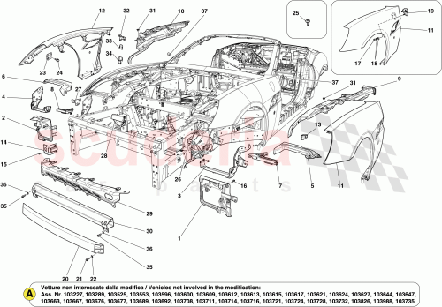 Part Diagram for Ferrari 84034100