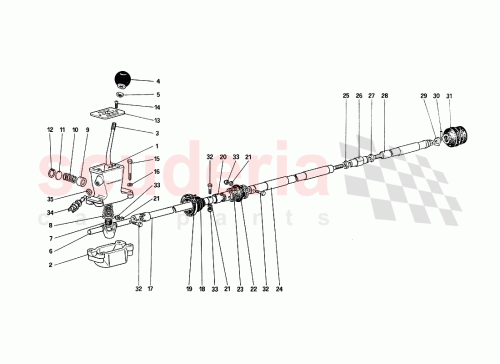 Part Diagram for Ferrari 122164
