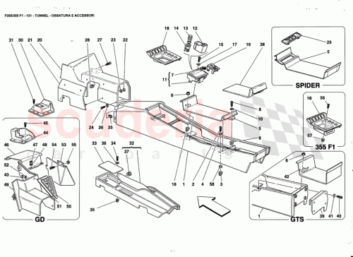 Part Diagram for Ferrari 654516