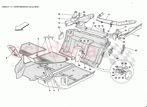 Part Diagram for Ferrari 64913400