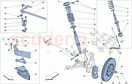 Part Diagram for Ferrari 247950