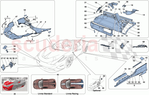 Part Diagram for Ferrari 83335900