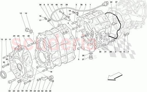 Part Diagram for Ferrari 238409