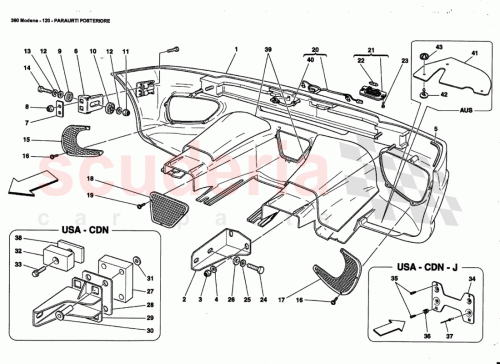 Part Diagram for Ferrari 65006400