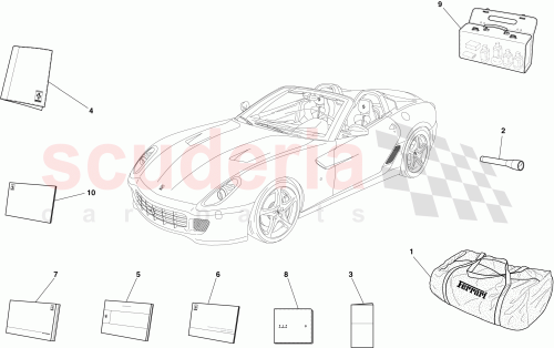 Part Diagram for Ferrari 255561