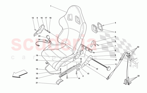 Part Diagram for Ferrari 65790400