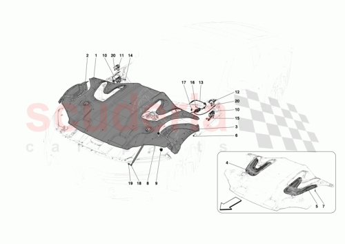 Part Diagram for Ferrari 000915623