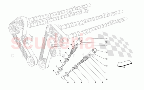 Part Diagram for Ferrari 6140702