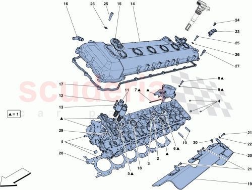 Part Diagram for Ferrari 303927
