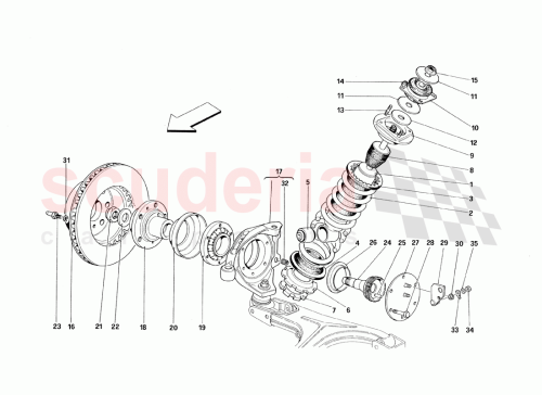 Part Diagram for Ferrari 104370