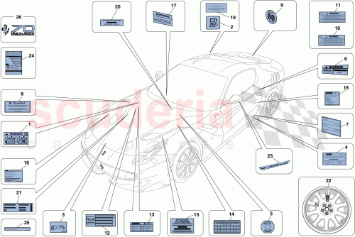Part Diagram for Ferrari 284515