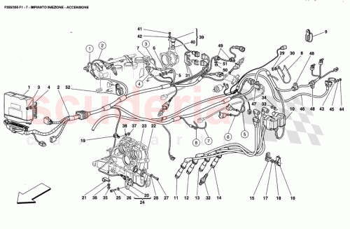 Part Diagram for Ferrari 162840
