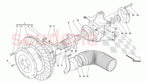 Part Diagram for Ferrari 157660