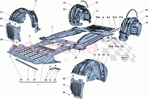 Part Diagram for Ferrari 82531200