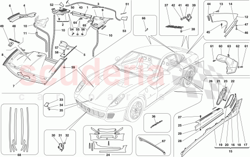 Part Diagram for Ferrari 68785200