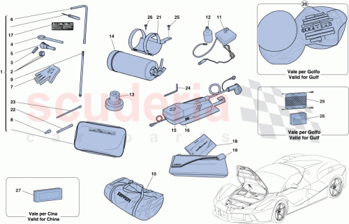 Part Diagram for Ferrari 260763