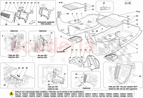 Part Diagram for Ferrari 82722600