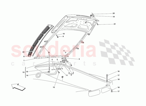 Part Diagram for Ferrari 16102314