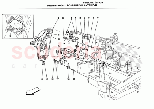 Part Diagram for Ferrari 248845