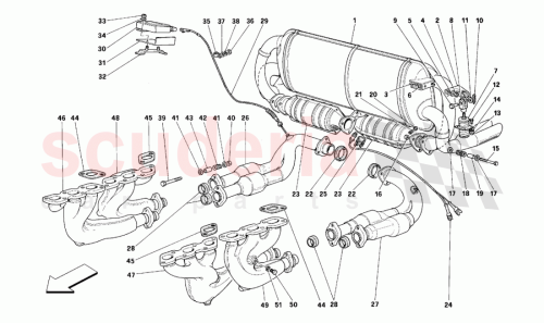 Part Diagram for Ferrari 154470