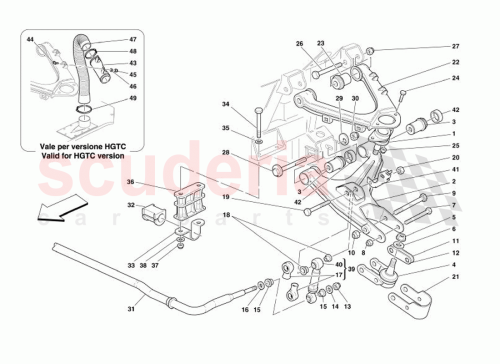 Part Diagram for Ferrari 164484