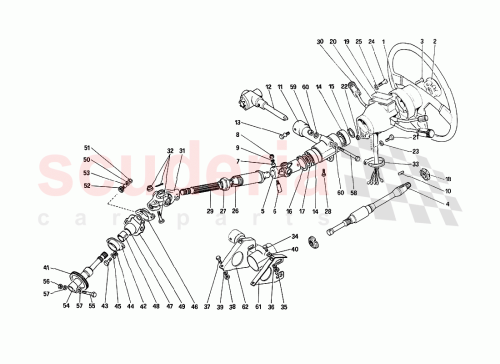 Part Diagram for Ferrari 168045