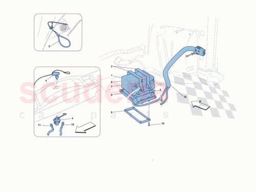 Part Diagram for Ferrari 83434500