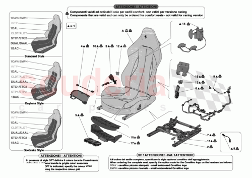 Part Diagram for Ferrari 55013654