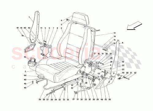 Part Diagram for Ferrari 62750300