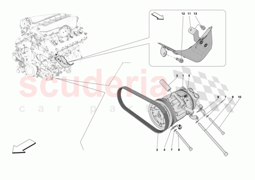 Part Diagram for Ferrari 014307124