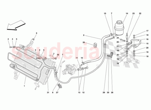 Part Diagram for Ferrari 155448